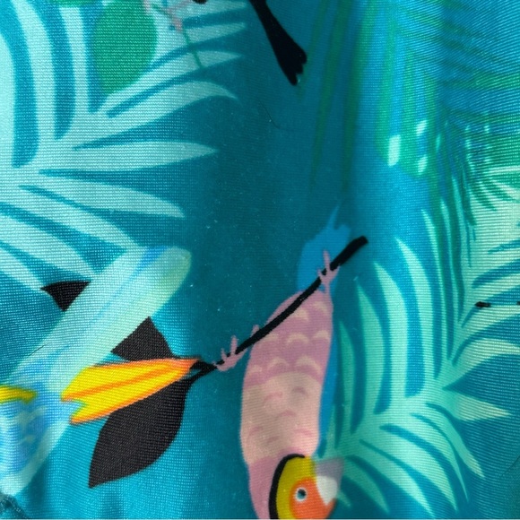 Speedo Kids' Tropical Blue Swimsuit M - Picture 13 of 15